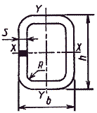 Замкнутый профиль с прямоугольным сечением