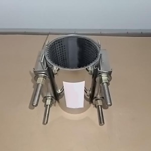 Хомут ремонтный два замка AISI 304 Россия