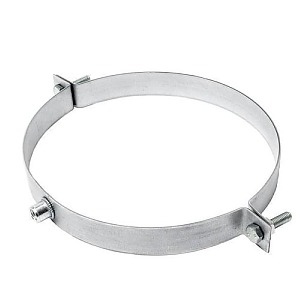 Хомуты вентиляционные нержавеющие AISI 304 без резинового уплотнителя