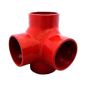 Крестовина чугунная SML 90 градусов двухплоскостная