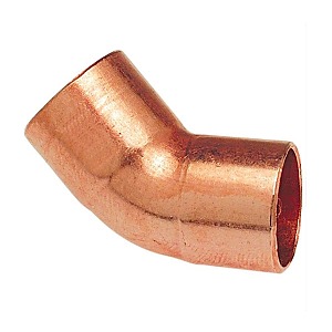 Отвод медный 45 градусов КМ ГОСТ 32590-2013