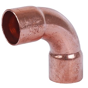 Отвод медный 90 градусов двухраструбный 5002A ГОСТ 32590-2013