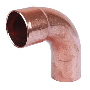 Отвод медный 90 градусов однораструбный 5001A ГОСТ 32590-2013