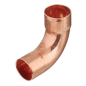 Отвод медный 90 градусов однораструбный удлиненный 5001L ГОСТ 32590-2013