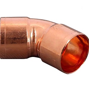 Отвод медный двухраструбный 45 градусов 5041 ГОСТ 32590-2013