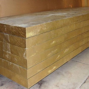 Плита латунная