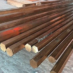 Шестигранник бронзовый ГОСТ 1628-78