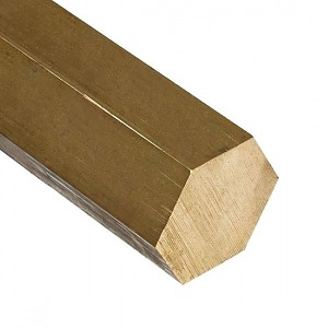 Шестигранник латунный