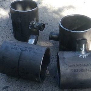 Тройник переходной Ст20 ОСТ 34 10.764-97