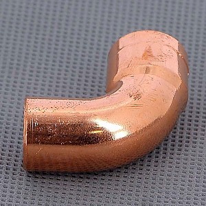 Угол медный 90 градусов однораструбный ГОСТ 32590-2013