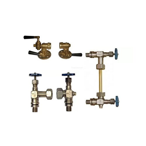 Запорные устройства указателя уровня