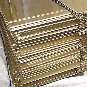 Анод латунный 0,22x600 мм Л68 ГОСТ 2208-2007