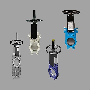 Задвижка шиберная СМО A-01-0050-HW-E Ду50 Ру10 чугунная со штурвалом