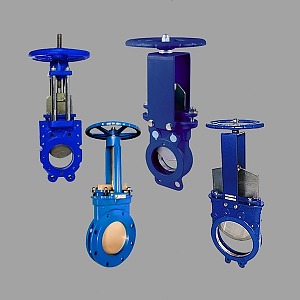 Задвижка шиберная Dendor K51GV Ду125 Ру10 межфланцевая стальная