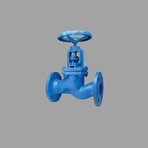 Клапан запорный проходной FAF 2100 Ду125 Ру16 чугунный фланцевый