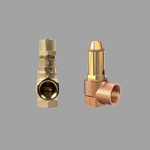 Клапан перепускной Goetze 618 tGFO Ду25 Ру20 бронзовый угловой резьбовой