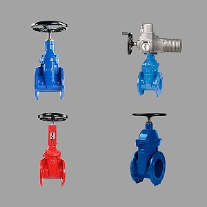 Задвижка ГРАНАР KR Ду100 Ру16 фланцевая с обрезиненным клином