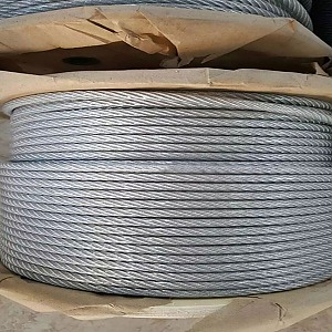 Канат стальной оцинкованный 10,5 мм Г ГОСТ 7669-80 Ж