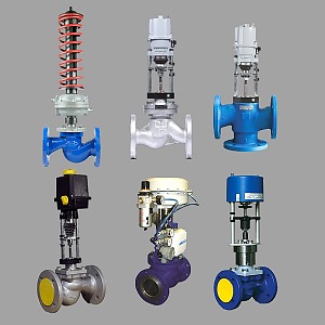 Клапан запорно-регулирующий КПСР 100 Ду100 Ру16 чугунный с МИМ 560