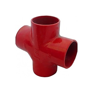 Крестовина чугунная SML 90 градусов 100x100x100 мм