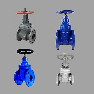 Задвижка с обрезиненным клином Нептун 30ч39р Ду150 Ру16 чугунная с невыдвижным шпинделем