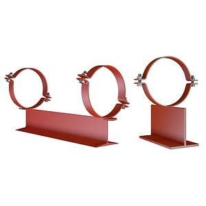 Опора тавровая хомутовая ТХ Дн 108 мм Б22 ОСТ 36-146-88