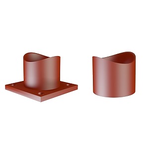 Опора трубчатая ТР Дн 108 мм А1 ОСТ 36-146-88