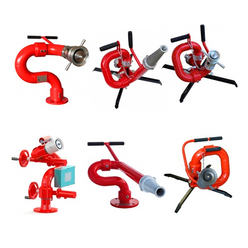 Пожарный ствол лафетный ЛС-П20У переносной с ручным управлением