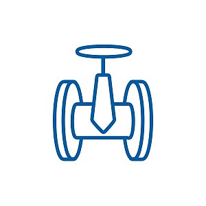 Клапан двухходовой V16I Ду20 Ру40 фланцевый