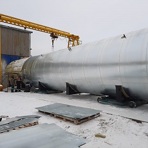 Битумный резервуар с обогревом и теплоизоляцией РГС-50 м3