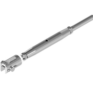 Талреп вилка-шпилька с закрытой муфтой M10 А4 TVSHС