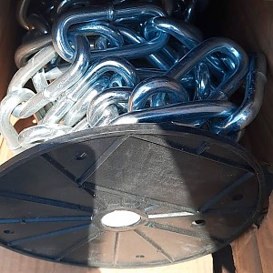 Цепь длиннозвенная сварная оцинкованная 2x22x8 мм DIN 763