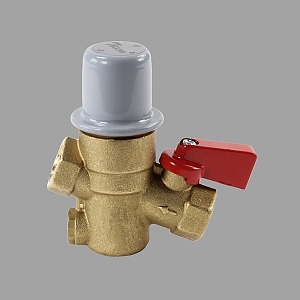 Регулятор давления бытовой Твэст КФРД Ду15 Ру16 муфтовый с шаровым краном