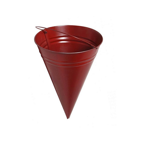 Пожарное конусное ведро для доставки воды или песка 365х173х173