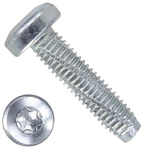 Винт резьбонарезающий c полукруглой головкой M3x10 DIN 7516A