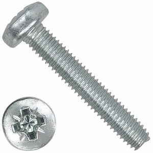 Винт резьбовыдавливающий с полукруглой головкой M4x10 DIN 7500C