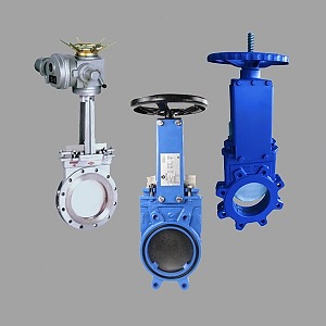 Задвижка шиберная Yuanda Ду150 Ру10 стальная ножевая ручная